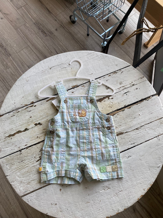 Winnie the Pooh overall shorts