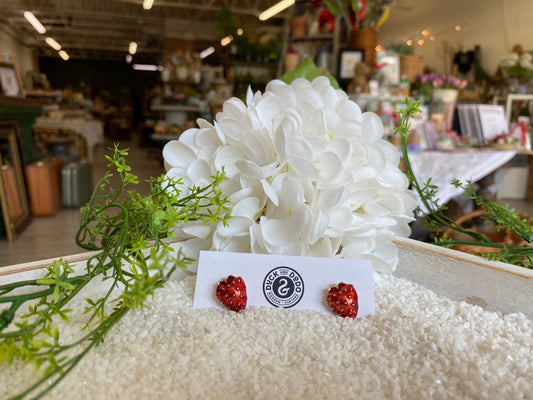 Strawberry stud earrings
