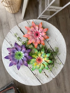 Metal Flower 9"