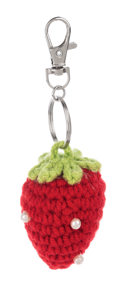 Crochet Garden Key Fob