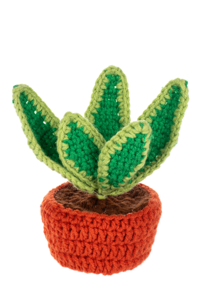 Crochet Succulent Plant Figurine