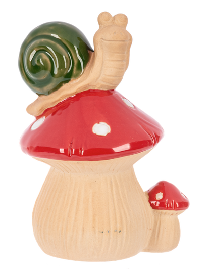 Mushroom w/Critter Figurine