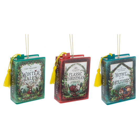 Christmas Storybook w/Tassel Ornament