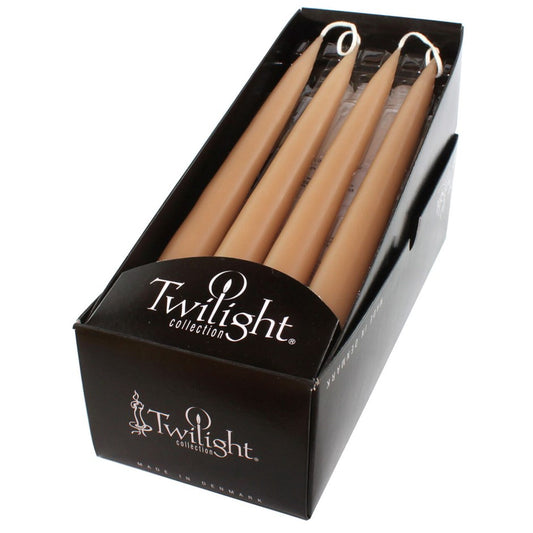 10" Taper set of 2  - nougat