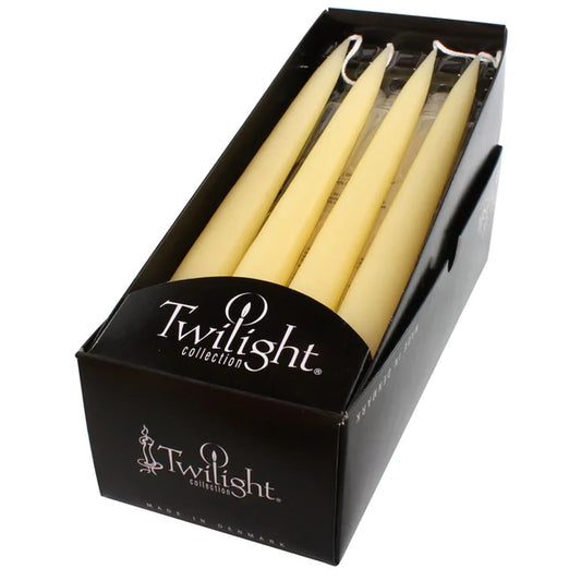 10" Taper set of 2  - Pastel Yellow