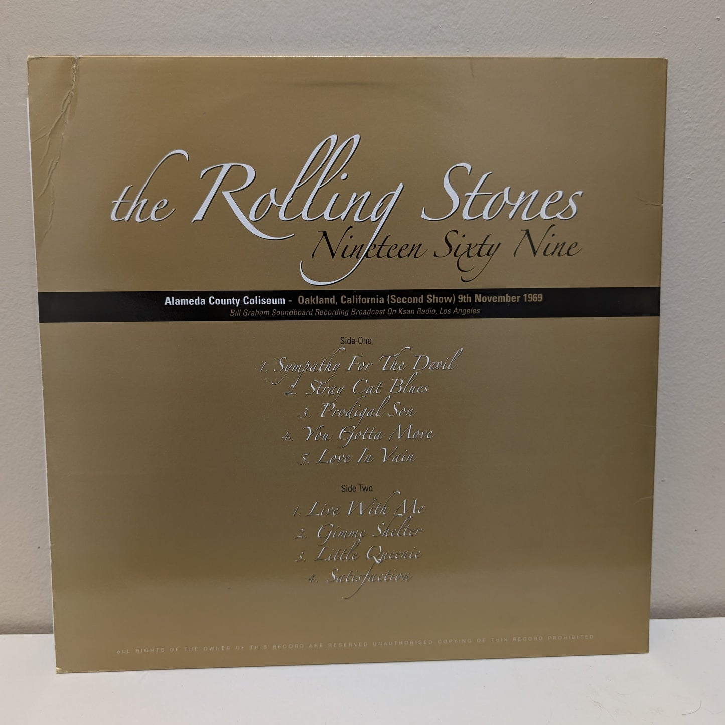 The Rolling Stones Nineteen Sixty Nine LP (Bootleg)