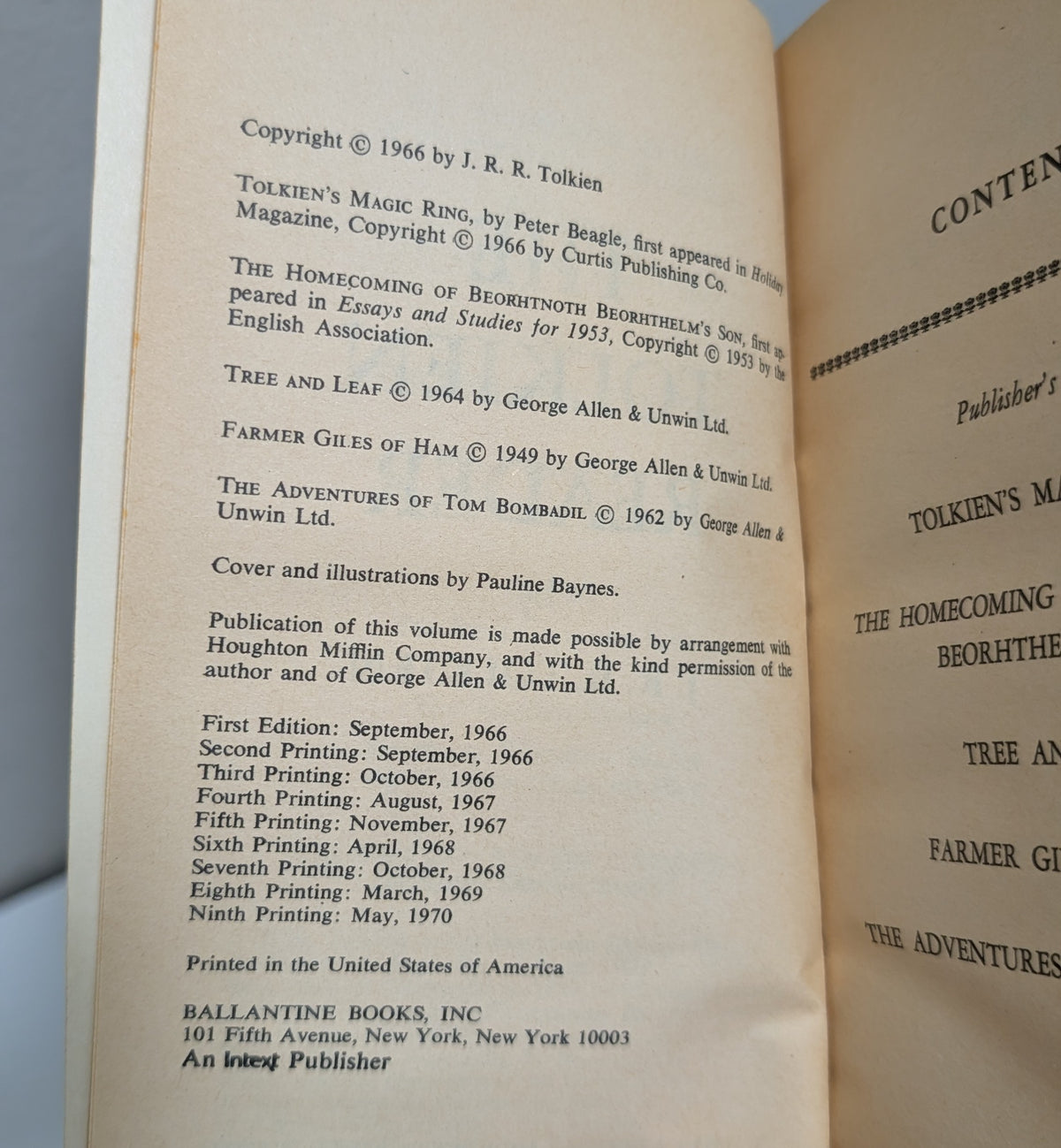 The Tolkein Reader Paperback