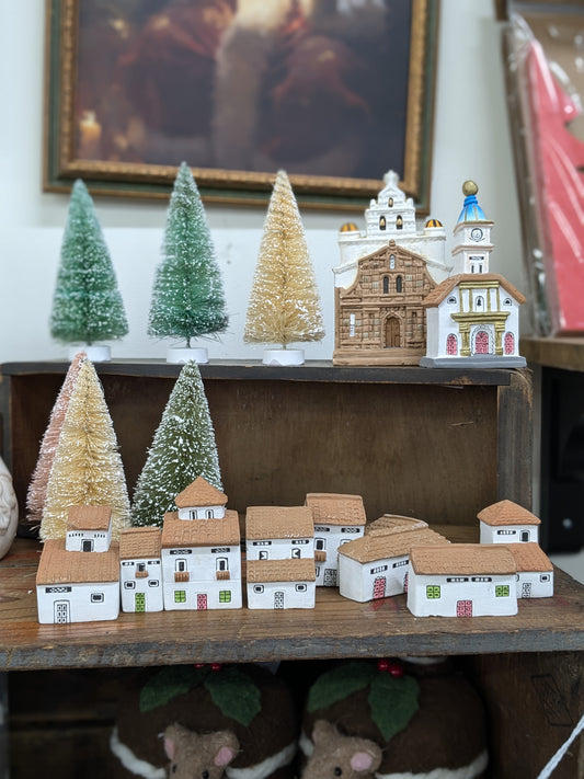 Hand painted village