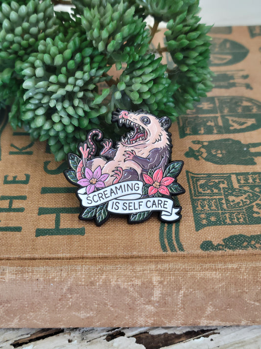 screaming self care Pin