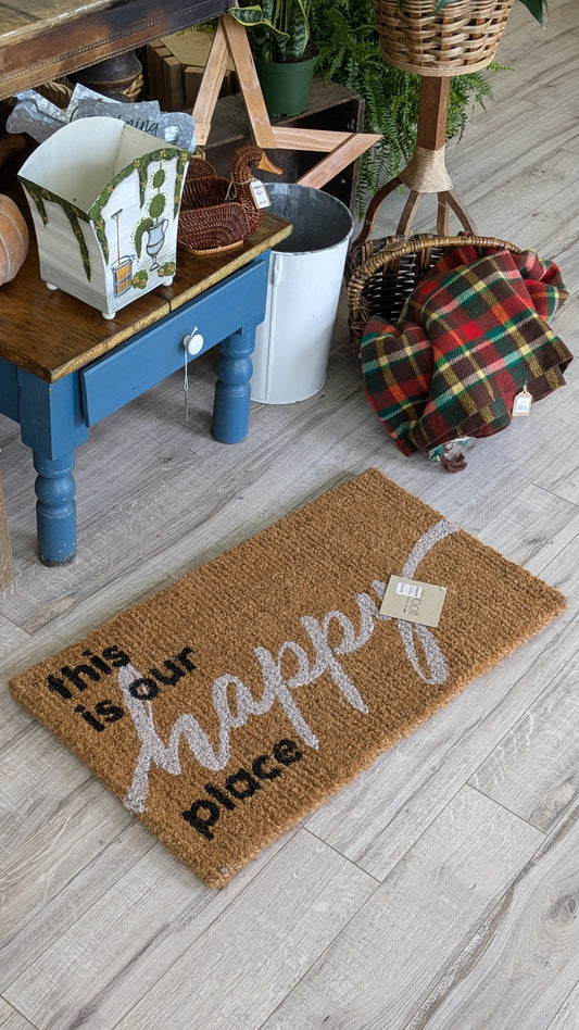 Our Happy Place Doormat