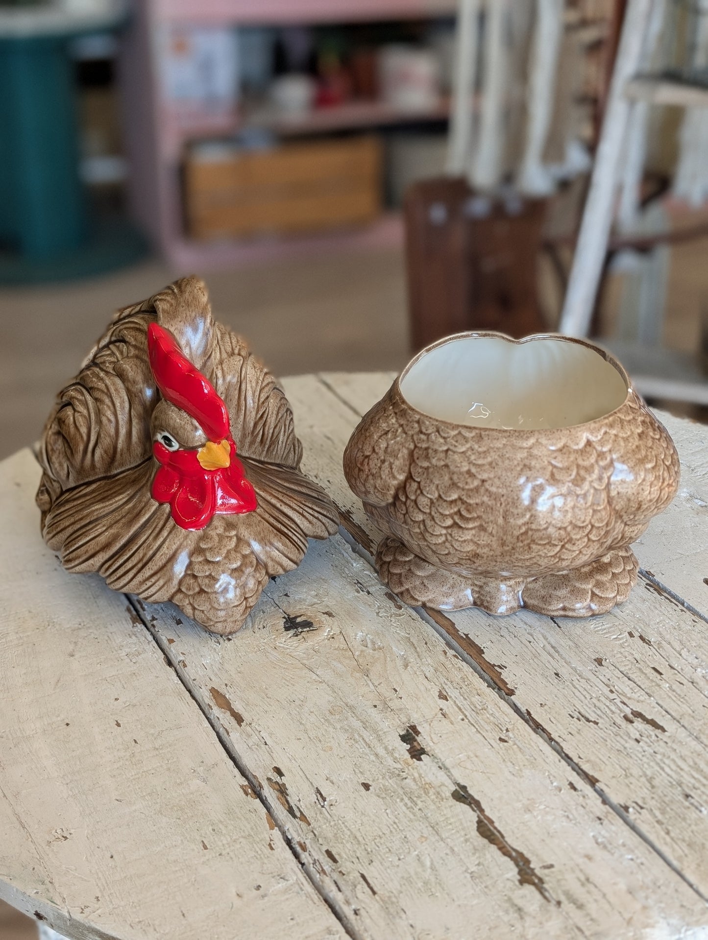 Chicken cookie jar
