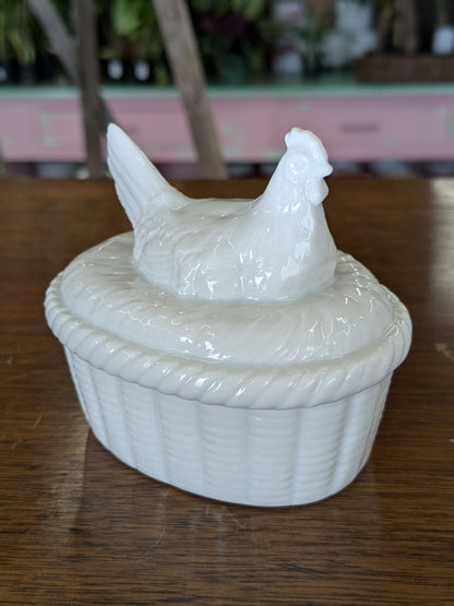 Chicken butter dish small