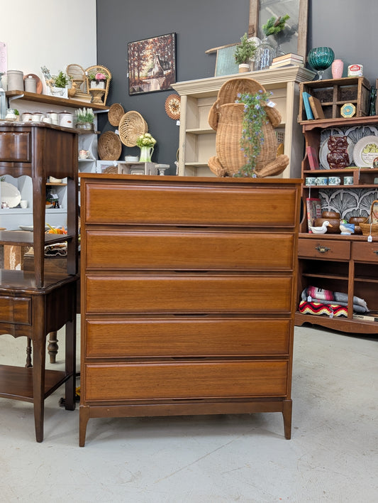 MCM high boy dresser