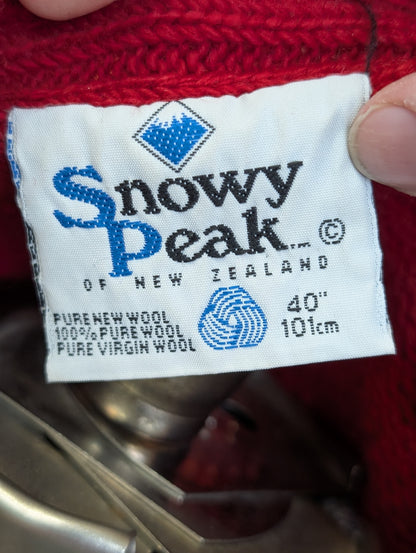 Snowy Peak Wool Cardigan