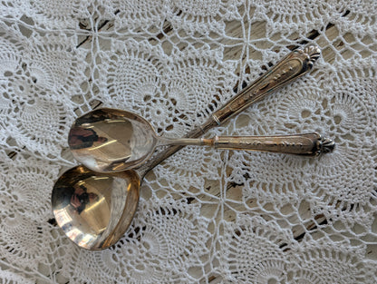 Set of silver spoons