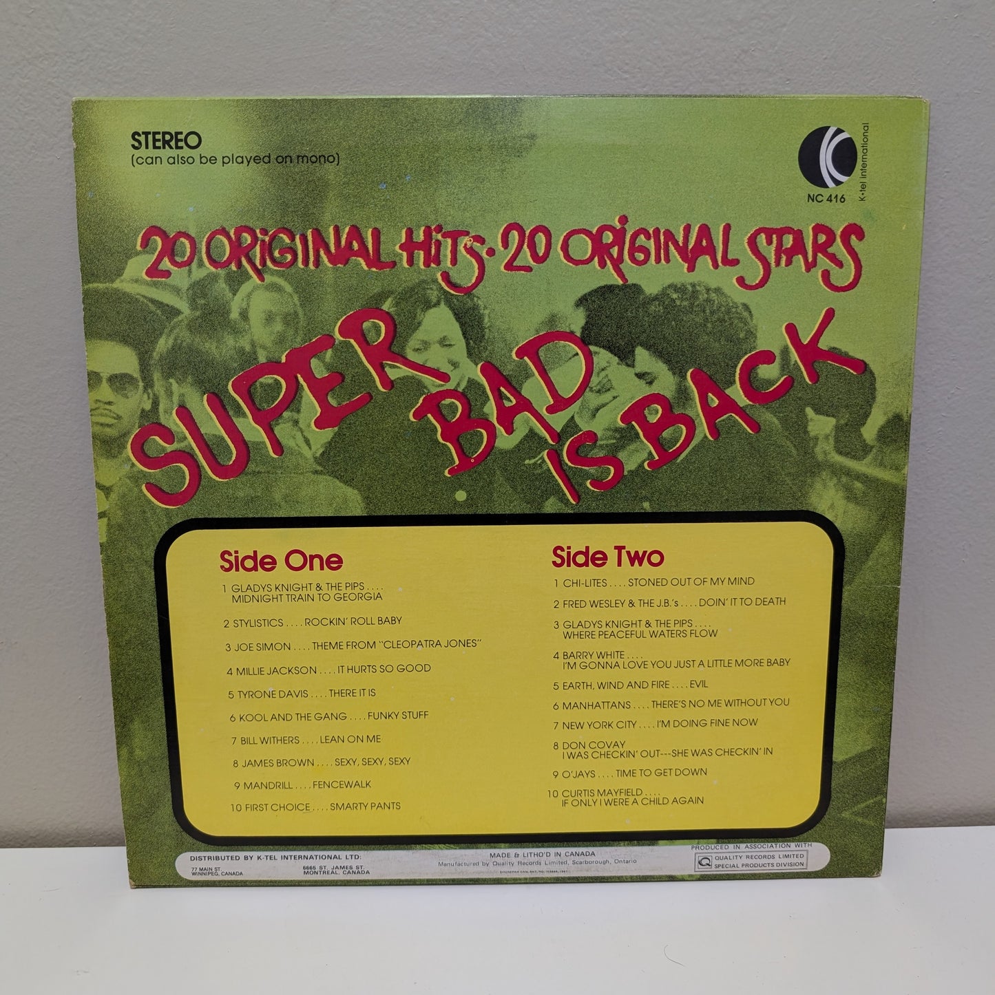 Super Bad Is Back LP