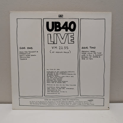 UB40 Live LP
