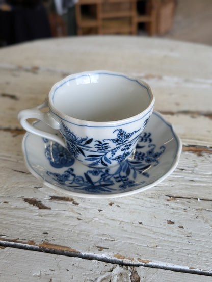 blue Danube Pattern Teacup