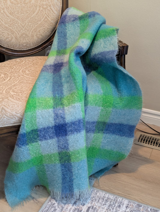 Glentara mohair throw