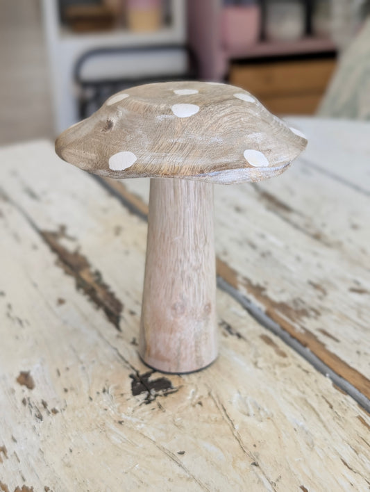 Wooden mushroom