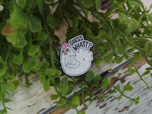 Guess What? Pin