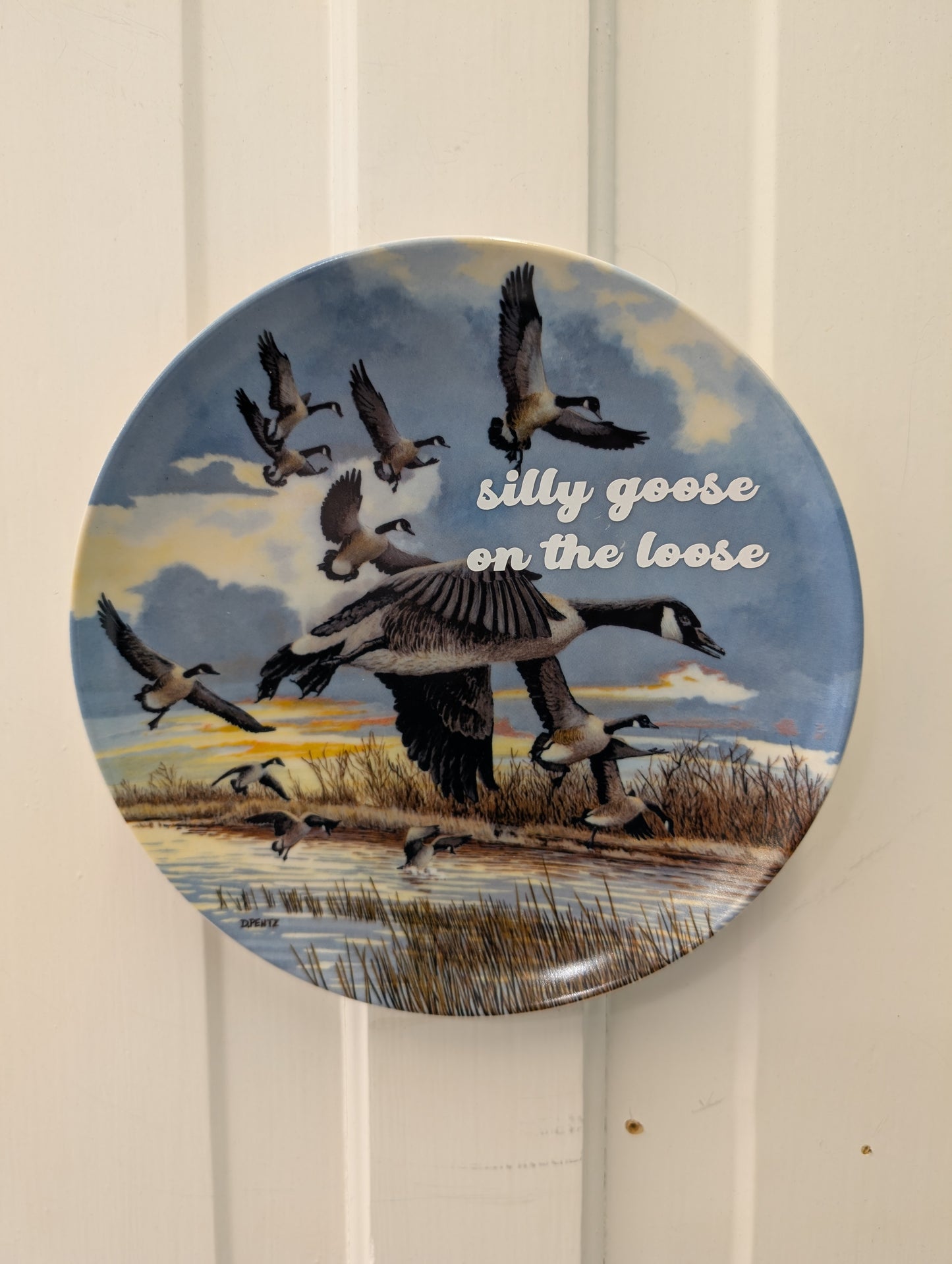 Silly goose plate