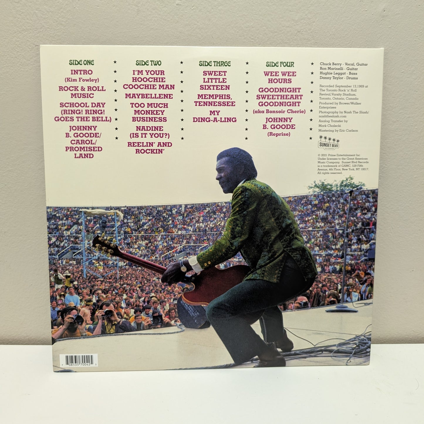 Chuck Berry Toronto Rock'n'Roll Revival 1969 2xLP