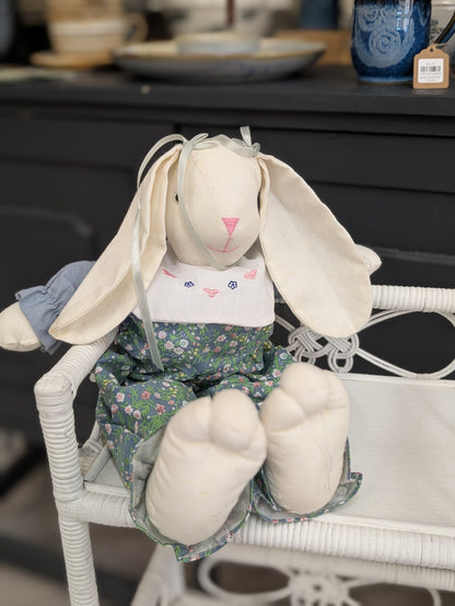 Bue Romper fabric bunny
