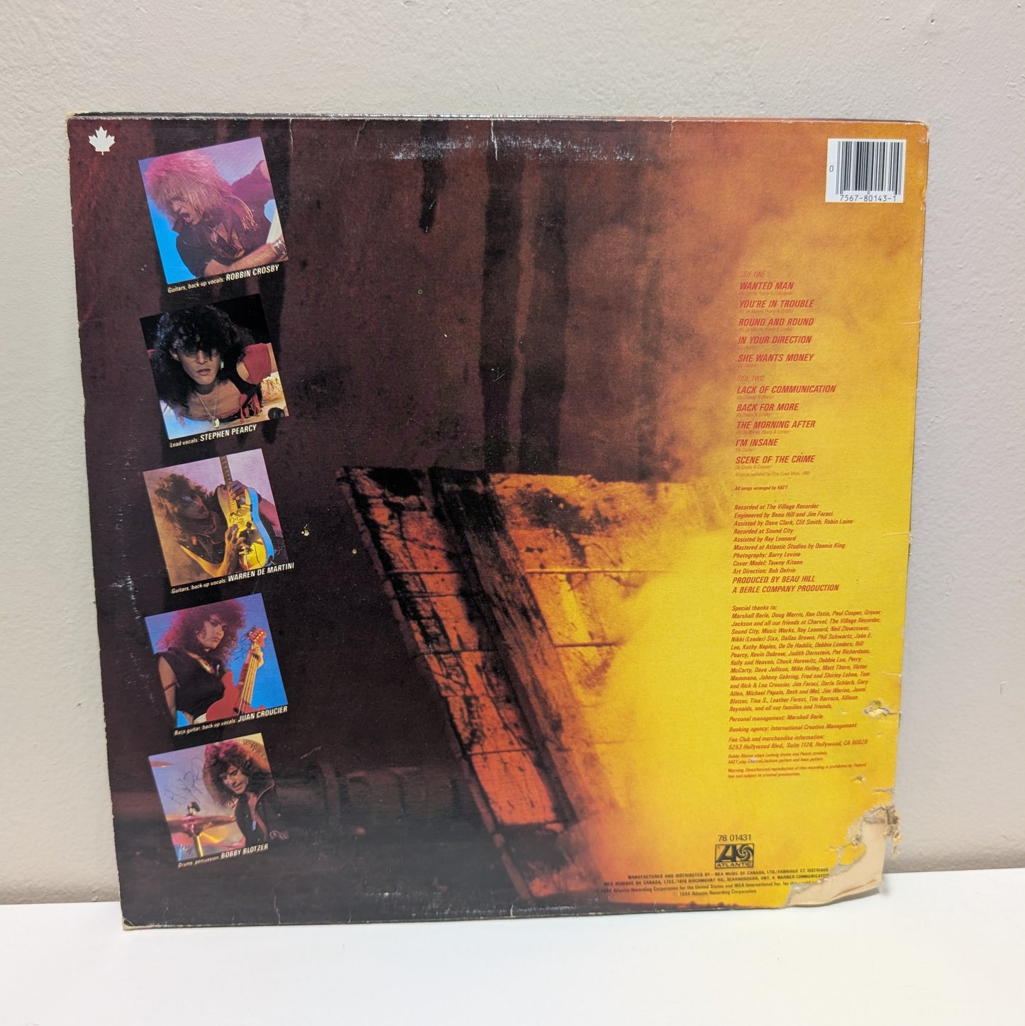 Ratt Out Of The Cellar LP