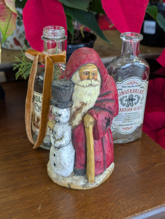 Santa and snowman