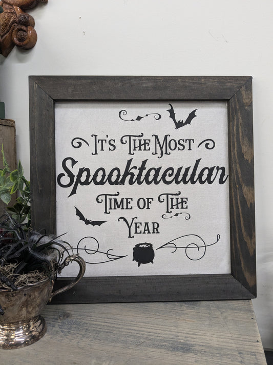 Spooktacular Halloween sign