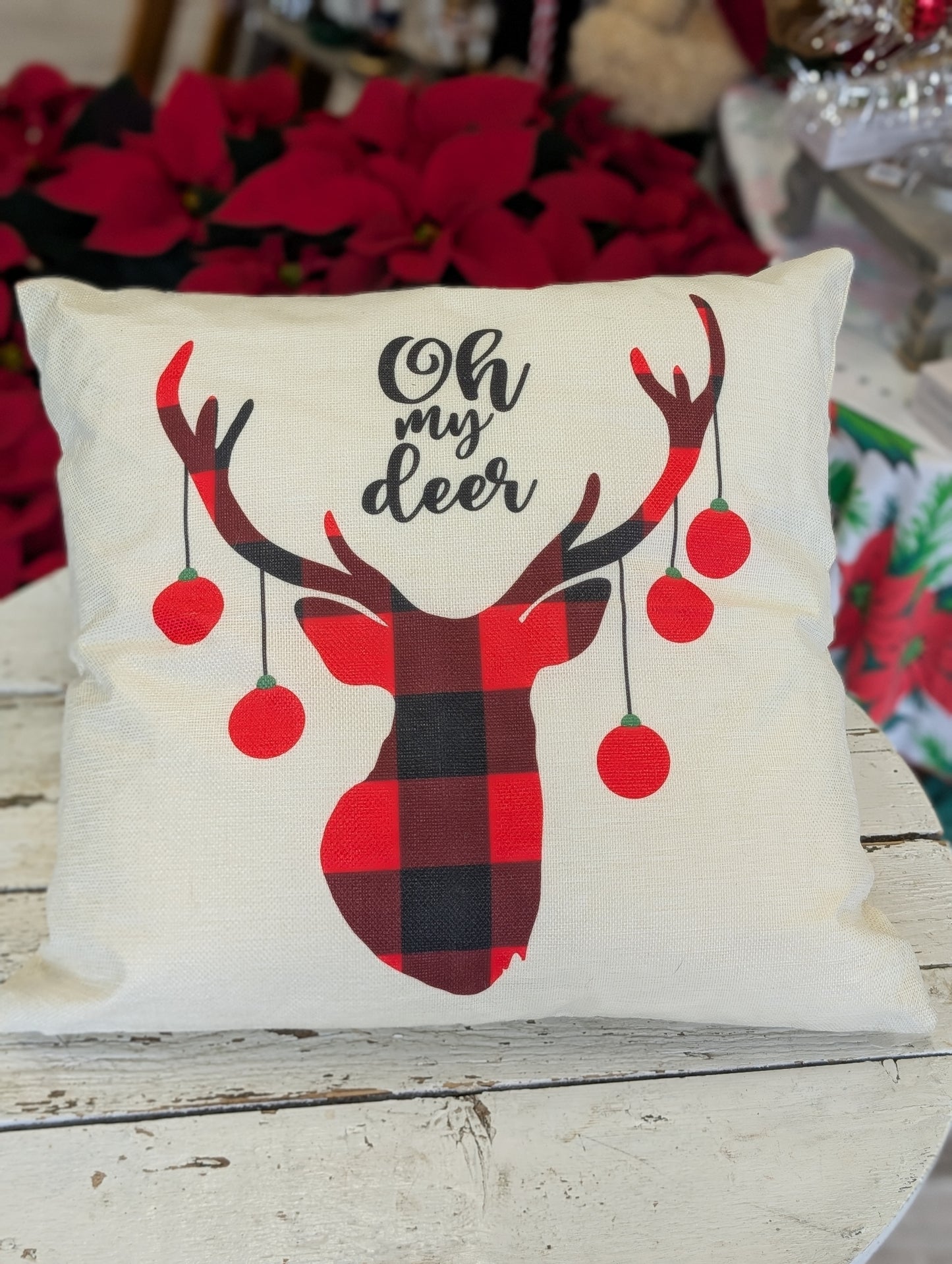 Oh deer pillow