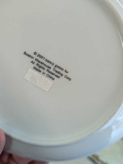 Set of 4 dessert plates