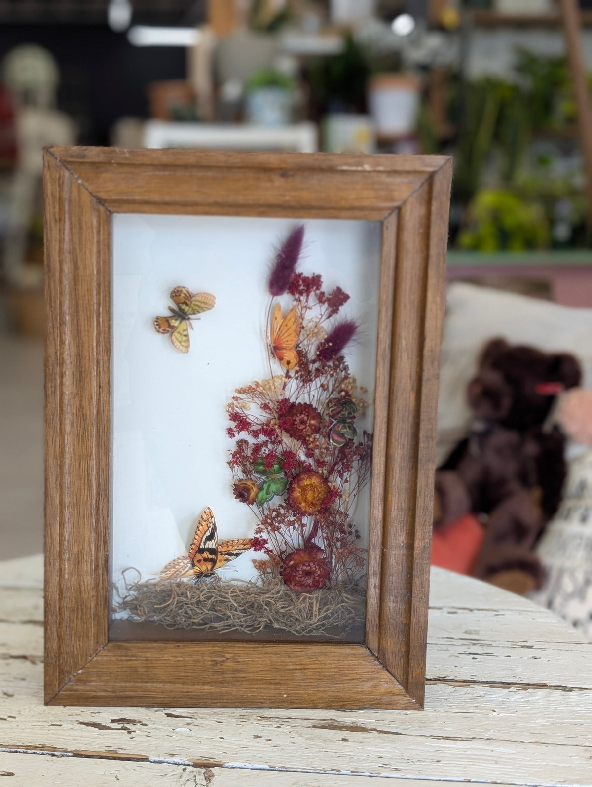 Dried flower art