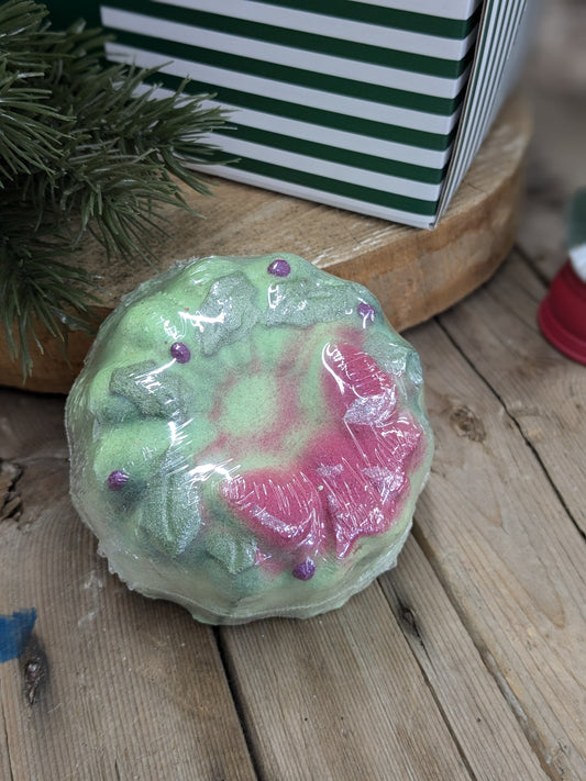 Wreath bathbomb