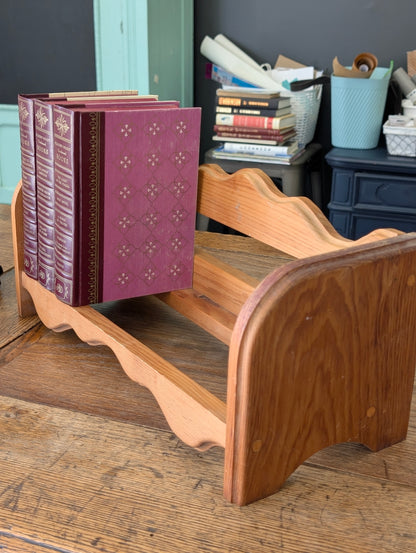 Wooden bookshelf