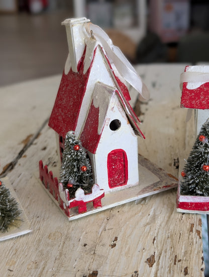 Vintage Christmas house