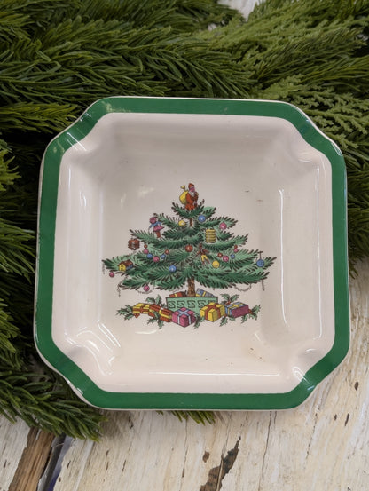 Spode Christmas tree ashtray