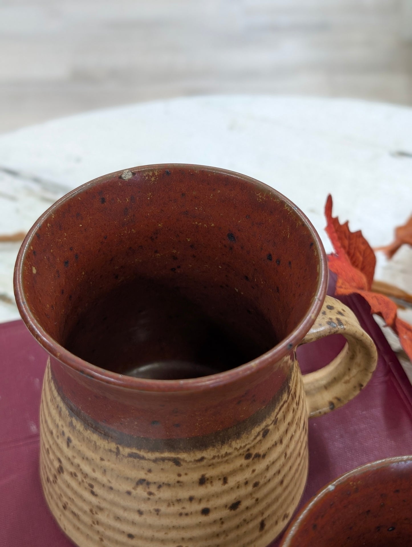 Vintage pottery mug