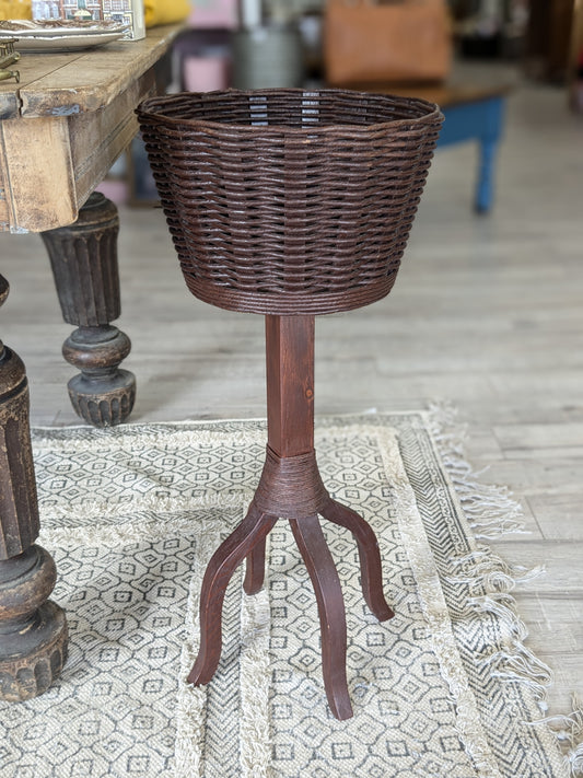 Whicker plant stand