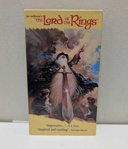 The Lord Of The Rings (1983, animated version) VHS