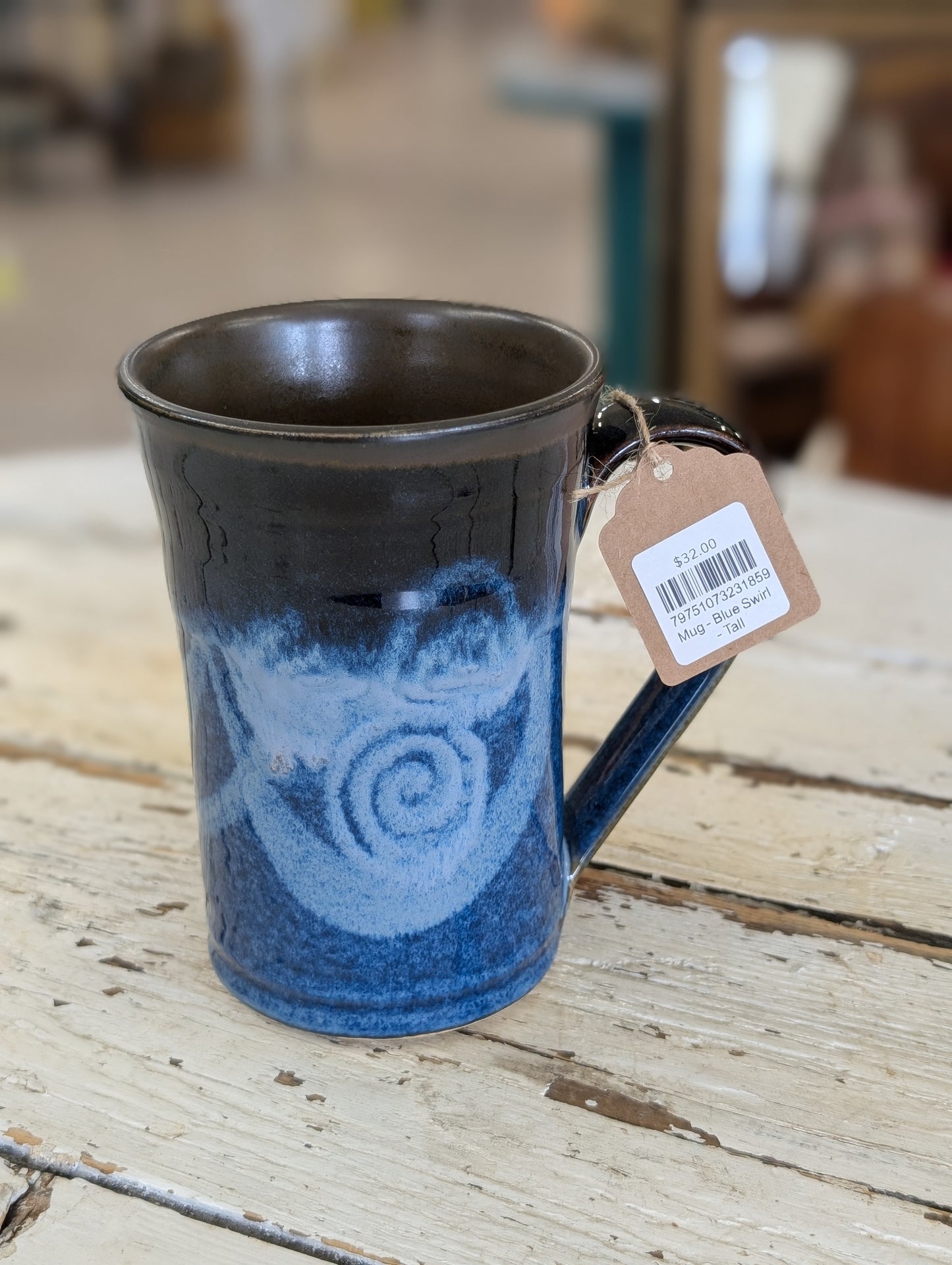 Mug - Blue Swirl