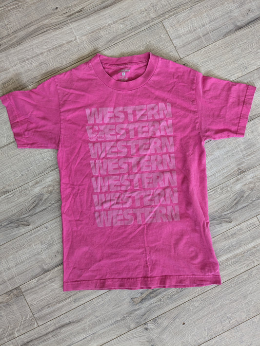 Pink Western Tee