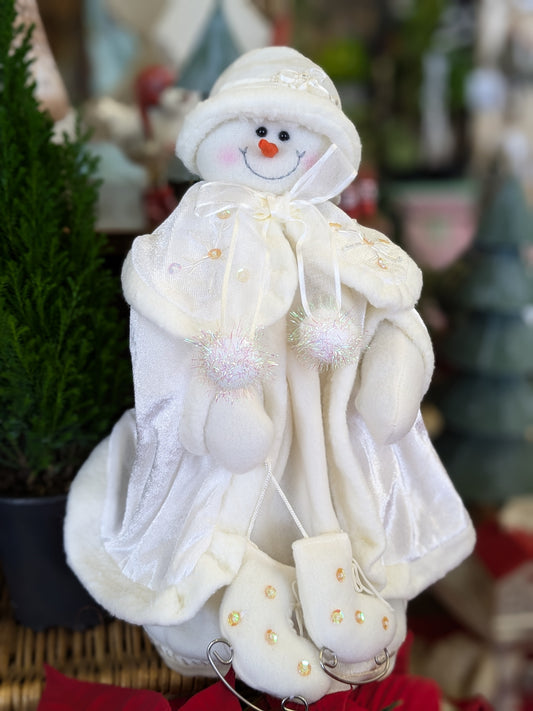Snowman tree topper