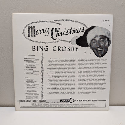 Bing Crosby Merry Christmas LP (1960s, Stereo)