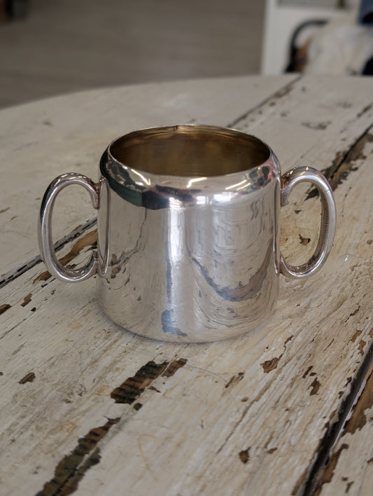 Small silver plated cup