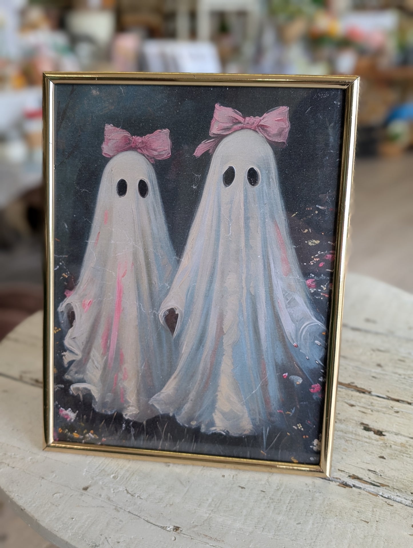 Ghostie ghouls framed