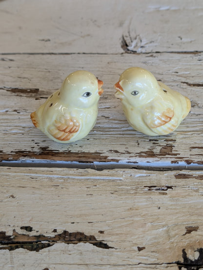 Chick salt and pepper shakers