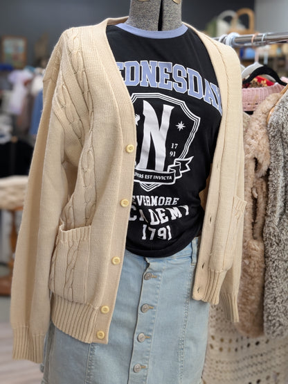 Cream cardigan