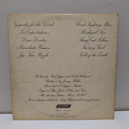 The Rolling Stones Beggars Banquet LP